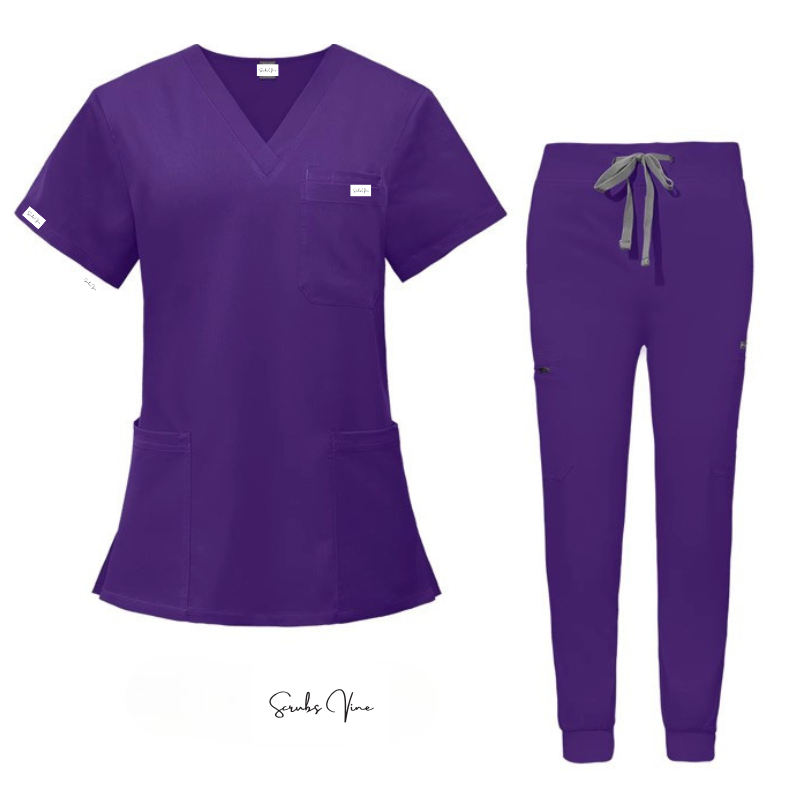Black ScrubsVine Performance Scrub Set