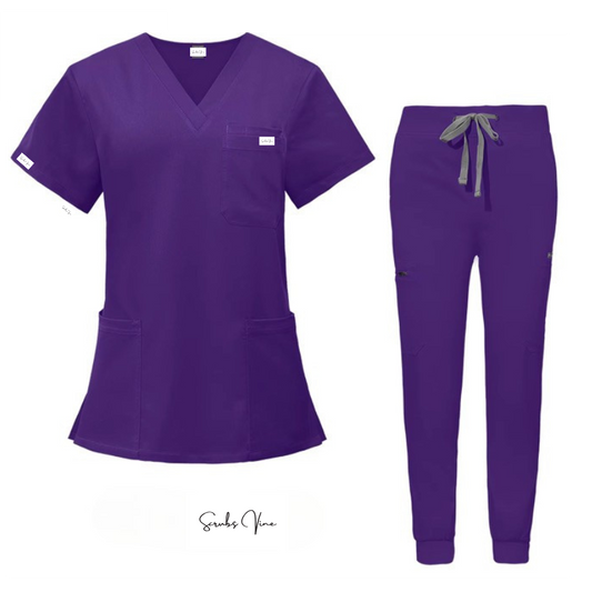 Black ScrubsVine Performance Scrub Set