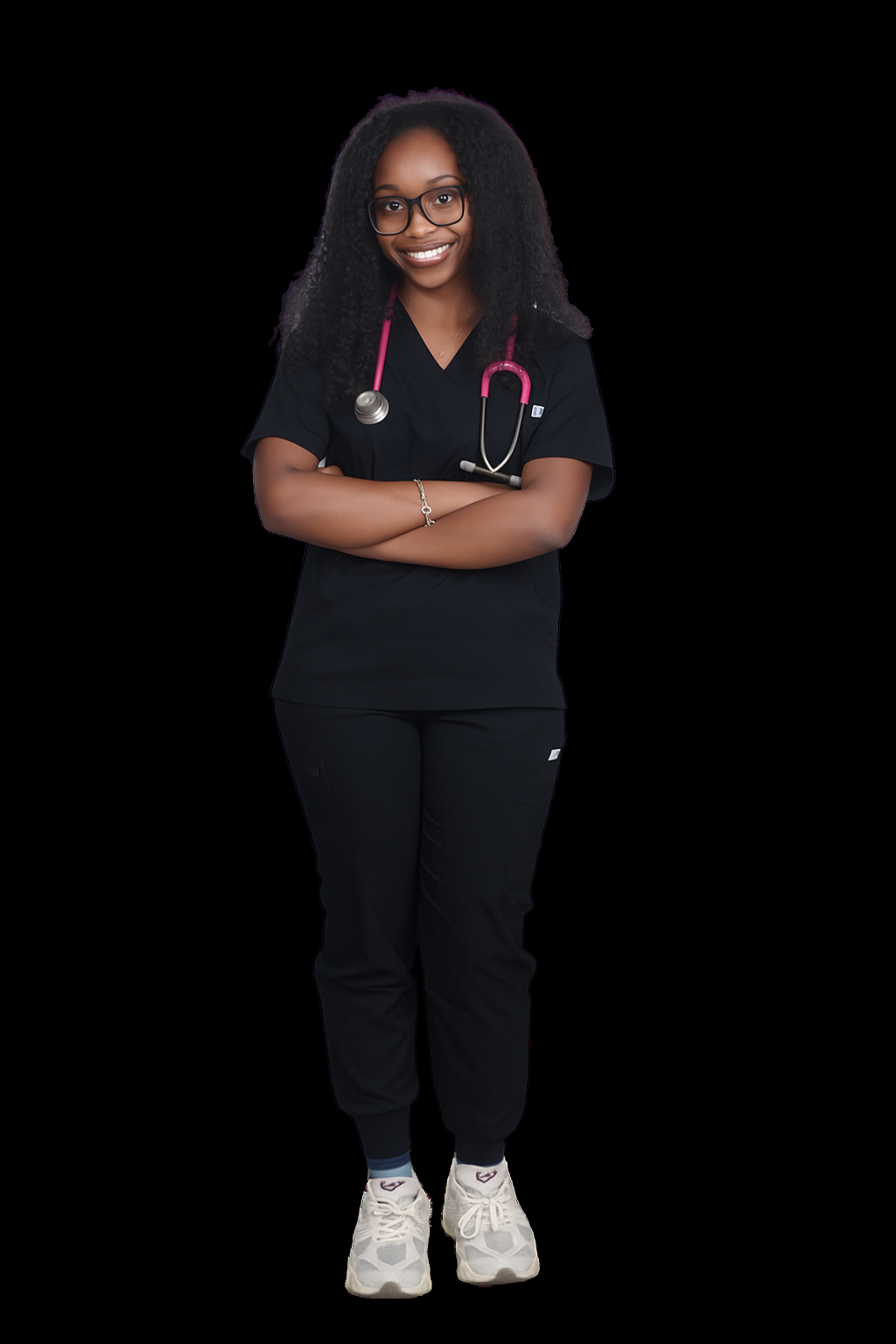 Black ScrubsVine Flex Scrub Set