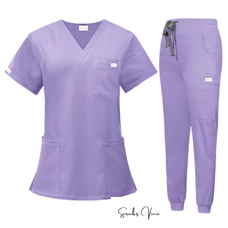 Lilac ScrubsVine Performance Scrub Set