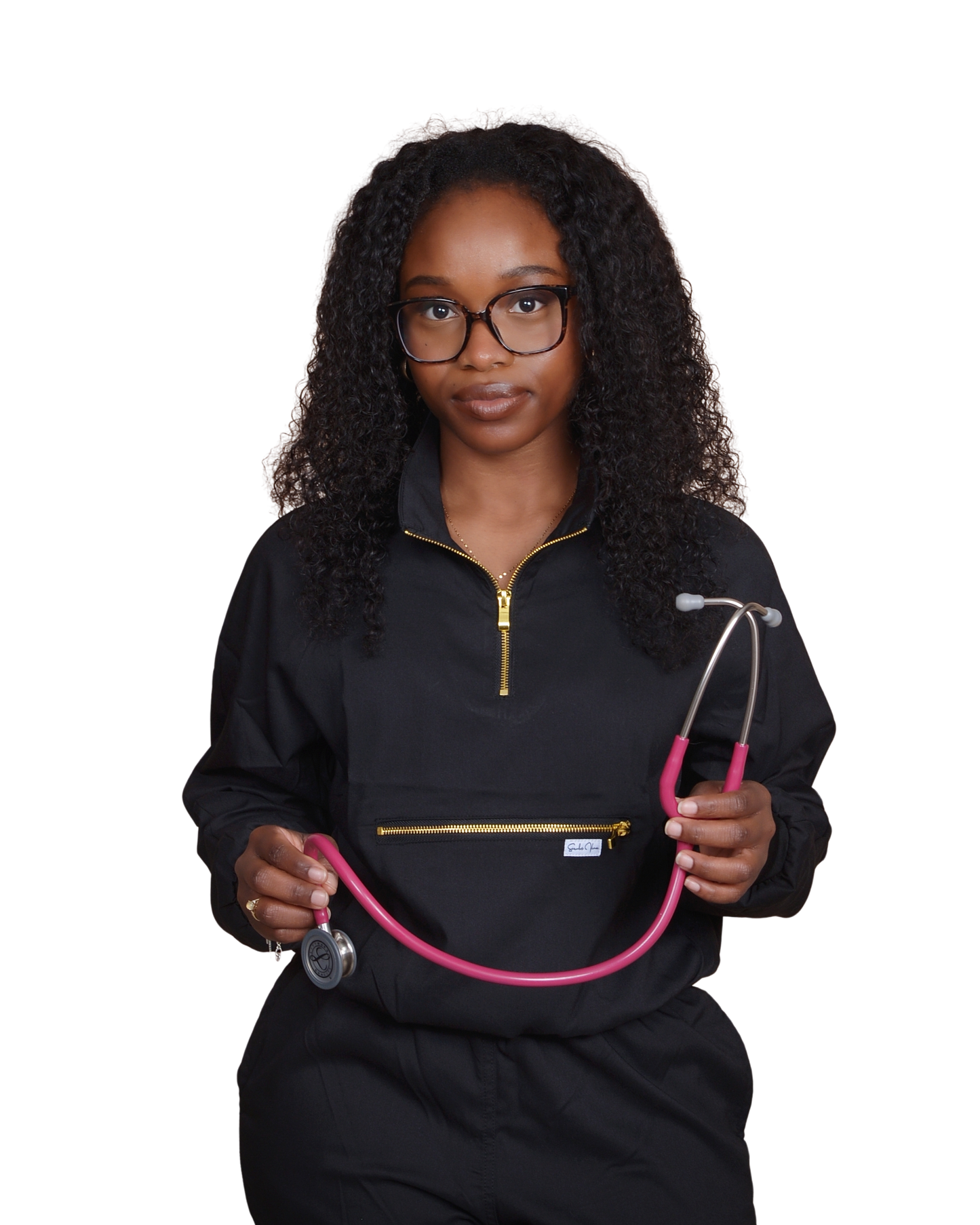 Black ScrubsVine Urban Flex Scrub Set