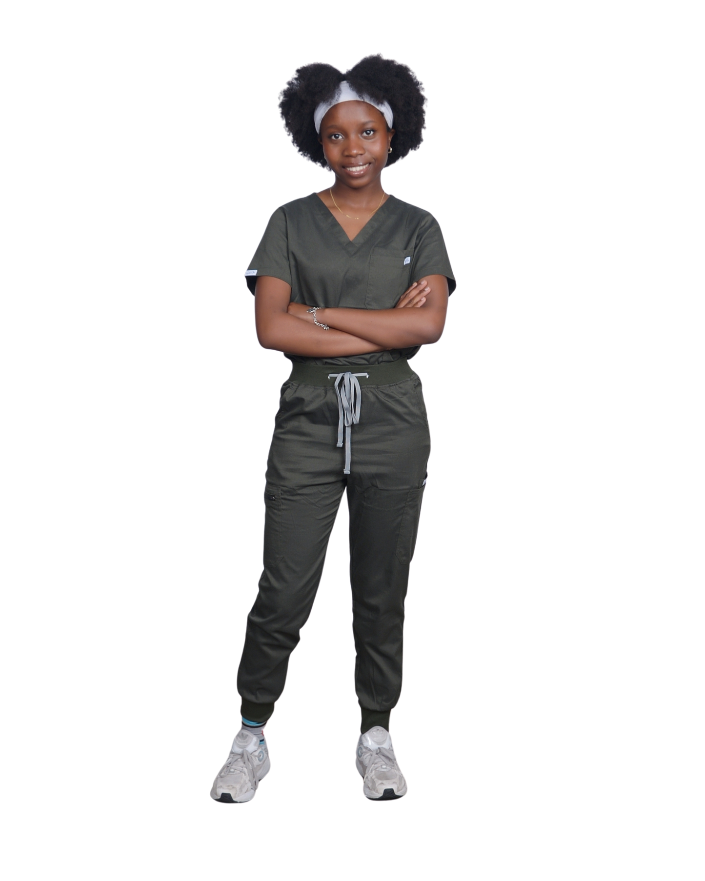 Army Green ScrubsVine Performance Scrub Set